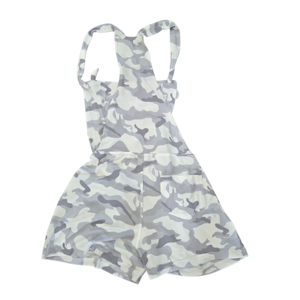 NWT Chicago White Sox Concepts Sport Women's Camo Romper Overalls Gray Large - Picture 6 of 13